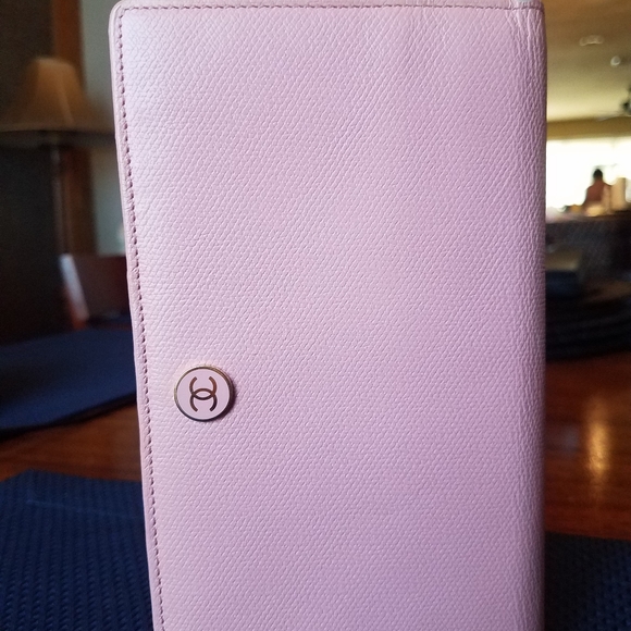 SOLD@! Auth. Chanel Pink Coco Long Wallet - Picture 2 of 12